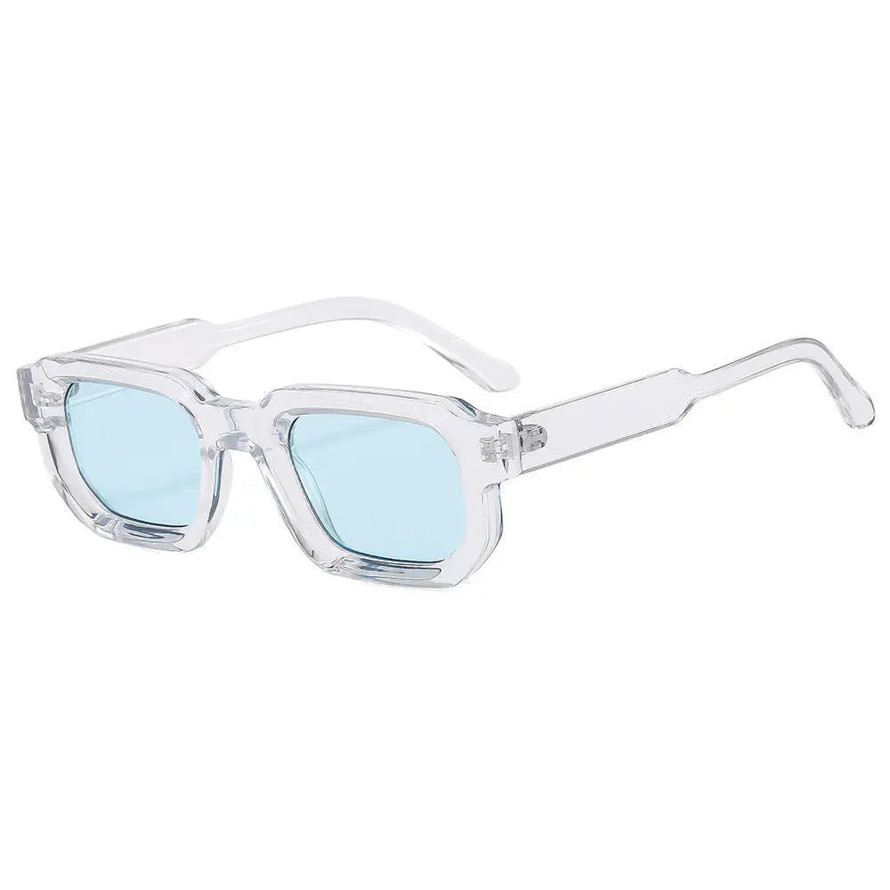 KLASSNUM Gafas de Sol Rectangulares Vintage | Retro Fashion UV400 Unisex Hombres y Mujeres