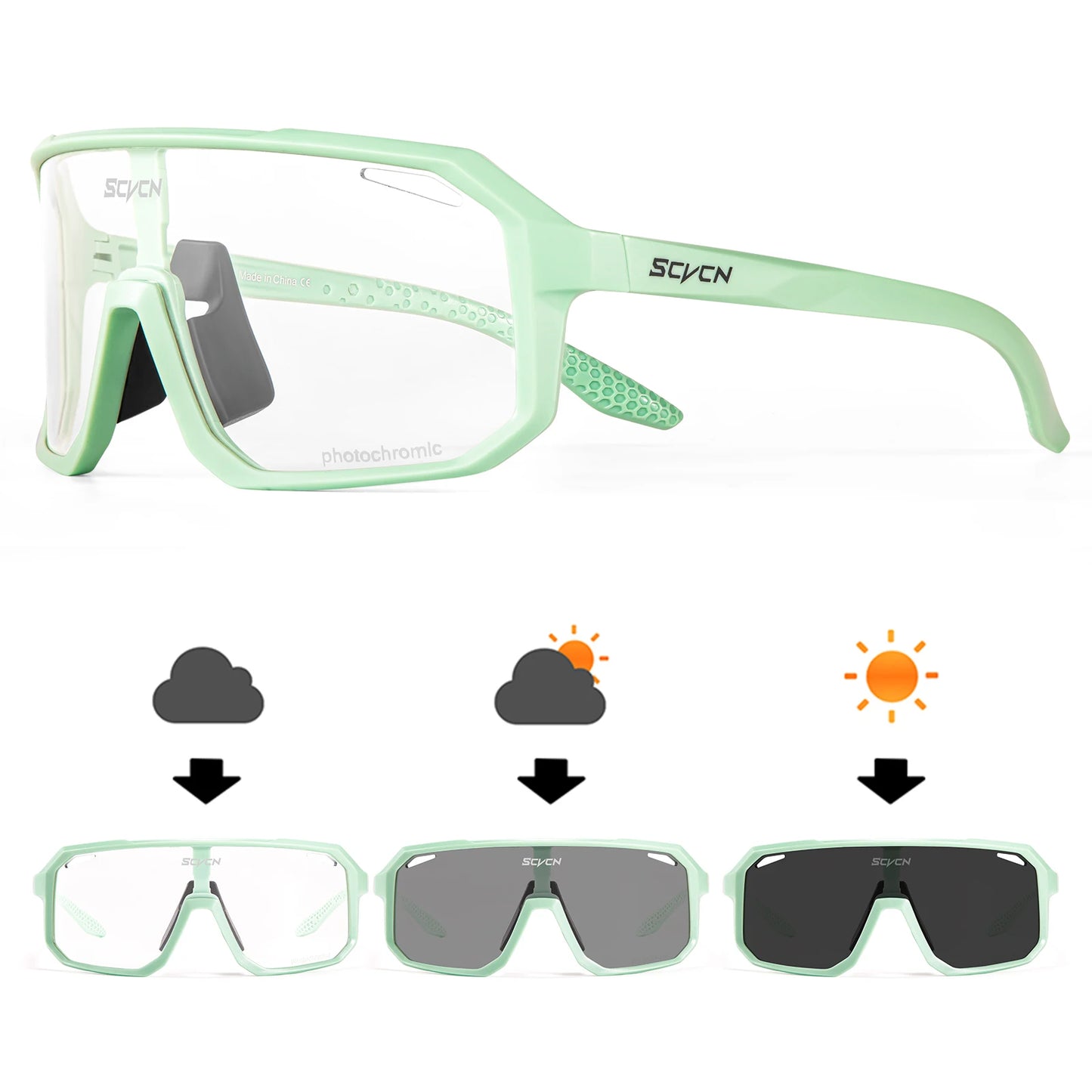 Gafas de Ciclismo SCVCN HOT MTB | Gafas Deportivas Unisex con Protección UV400 | Running, Conducción, Bicicleta y Outdoor