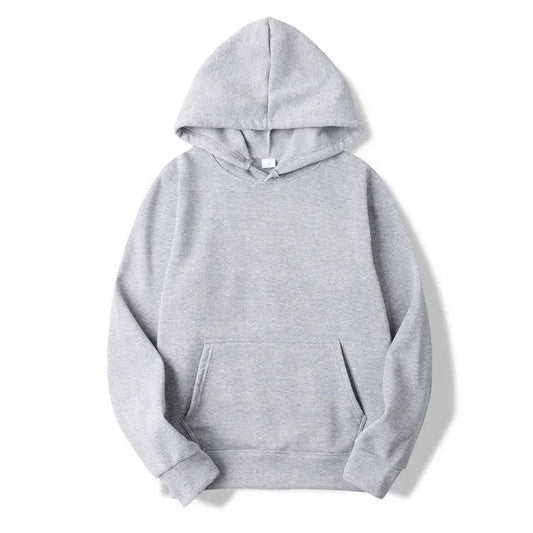 Hoodie Básico de Felpa – Sudadera con Capucha Unisex, Económica y Versátil para Hombre