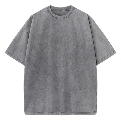 Camiseta Unisex 2025 | Estilo Americano Retro Oversize con Acabado Lavado