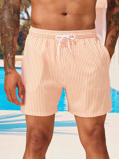 Shorts de Fitness y Playa para Hombre – Bañador Verano Transpirable con Bolsillos y Cintura Ajustable