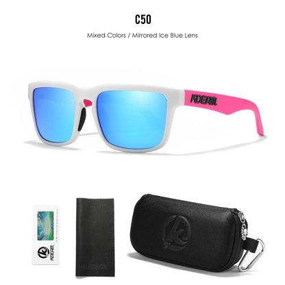 Gafas de Sol Polarizadas KDEAM Unisex | Diseño Cuadrado Casual con Estuche Rígido