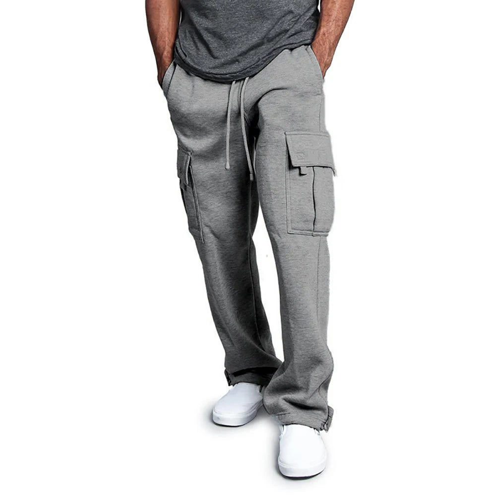Joggers Hombre 2025 | Pantalones Deportivos Oversize con Bolsillos y Cordon Ajustable