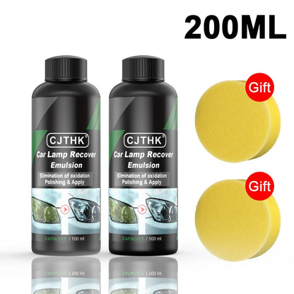 Kit Restauración de Faros Coche 30ml-300ml | Pulimento Eliminador de Rayones, Amarillamiento y Oxidación | Líquido Pulidor Lentes