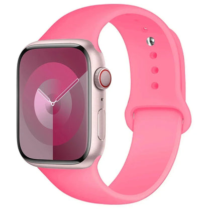 Correa de silicona para Apple Watch – Compatible Ultra 2, Series 9-3, SE (38mm-49mm)