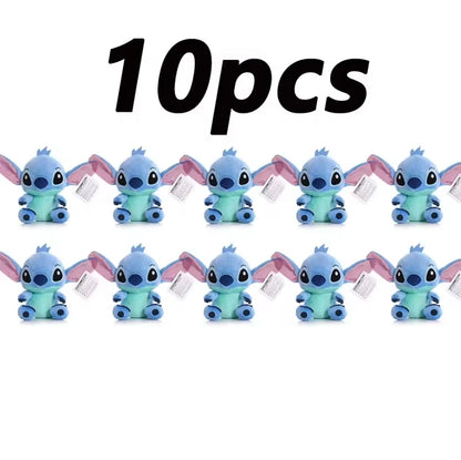 Peluche Stitch Disney 4/8 Pulgadas – Muñeco de Peluche Azul/Rosa | Juguete Anime Lilo & Stitch Regalo para Niños