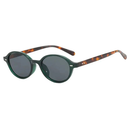 Gafas de Sol Ovaladas Retro con Remaches | Hombre Mujer Estilo Lujo UV400