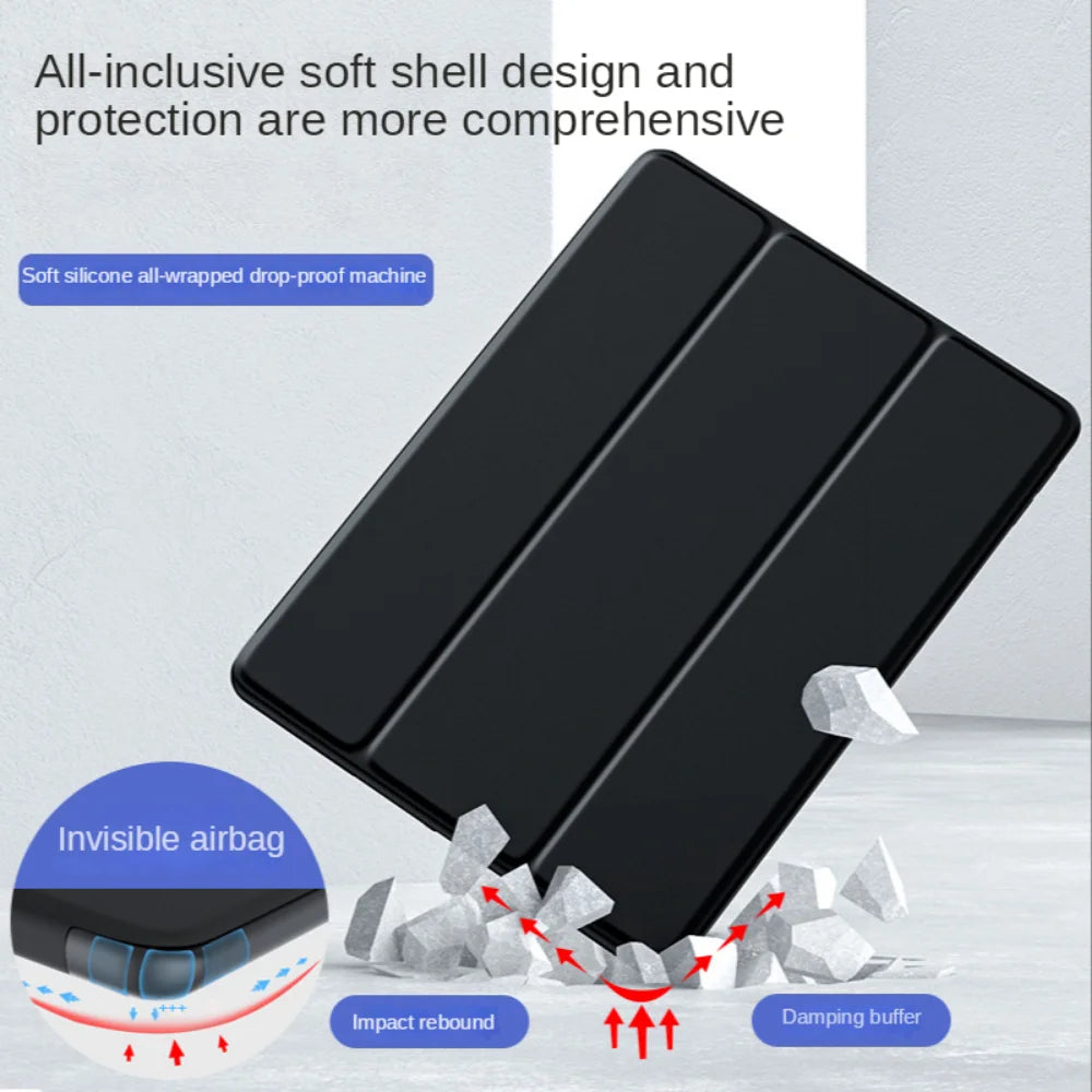 Funda para iPad con Soporte y Porta Lápiz – Compatible con iPad Air, Pro, Mini y 6ª a 10ª Generación