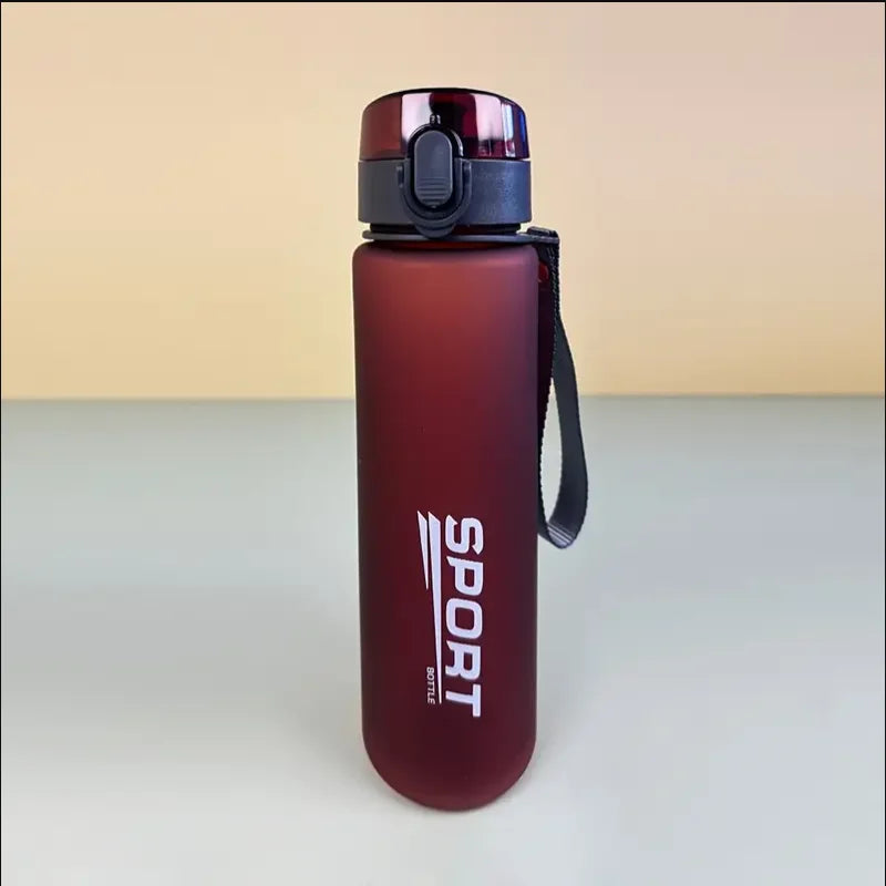 Botella Deportiva Portátil Libre de BPA | A Prueba de Fugas | 400ml / 560ml | Para Gimnasio, Viajes y Senderismo