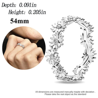 Anillo Flor de Cerezo Rosa en Plata 925 – para Pulseras Originales Mujer