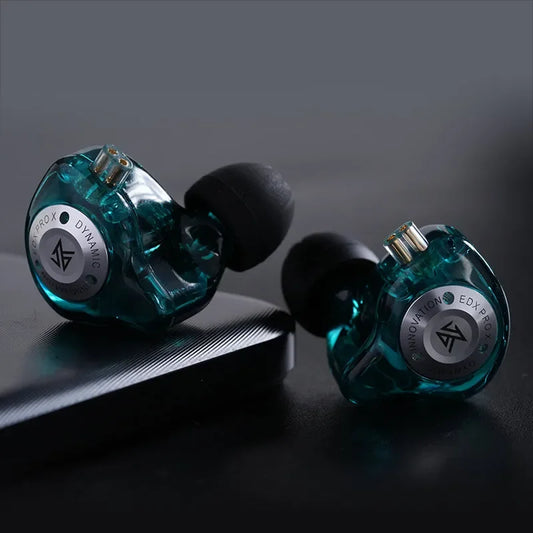 KZ EDX PRO X Auriculares In-Ear HIFI – Graves Potentes, Cancelación de Ruido, Cable Desmontable 3.5mm