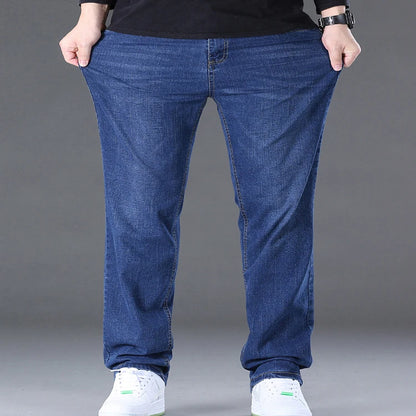 Jeans Hombre Tallas Grandes 28-50 | Pantalón Vaquero Wide Leg Denim 45-150kg Casual Oversize 2025