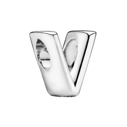 Beads Letras A-Z en Plata – Abalorios de Colores para Pulseras Originales DIY