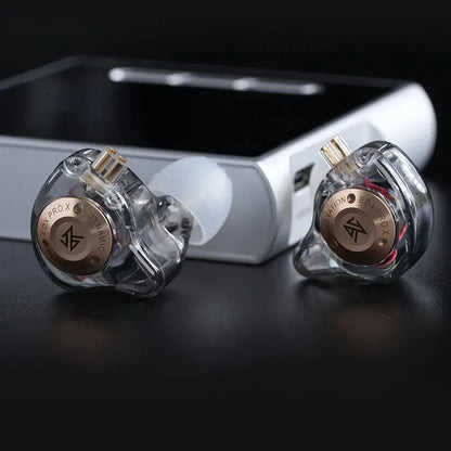 KZ EDX PRO X Auriculares In-Ear HIFI – Graves Potentes, Cancelación de Ruido, Cable Desmontable 3.5mm