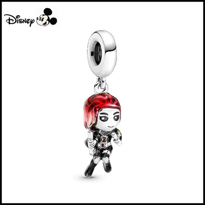 Charm Disney 100 Aniversario Superhéroes | Compatible Pandora | Beads Plata 925 DIY Mujer