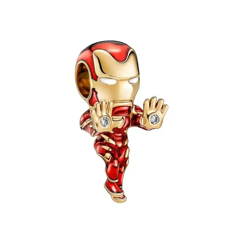 Charm Capitán América plata 925 – Abalorio de superhéroe para pulsera tipo Pandora