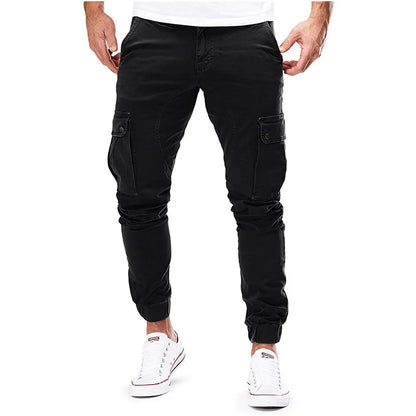 Pantalones Jogger de Moda para Hombre – Streetwear 2025, Cargo, Multi-Bolsillos, Casual, Fitness y Gym