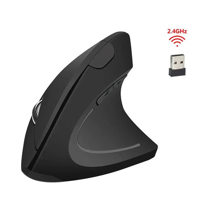 Vertical Mouse Ergonómico Inalámbrico 2.4GHz – 6 Botones, 3 Niveles DPI Ajustables (800/1200/1600)
