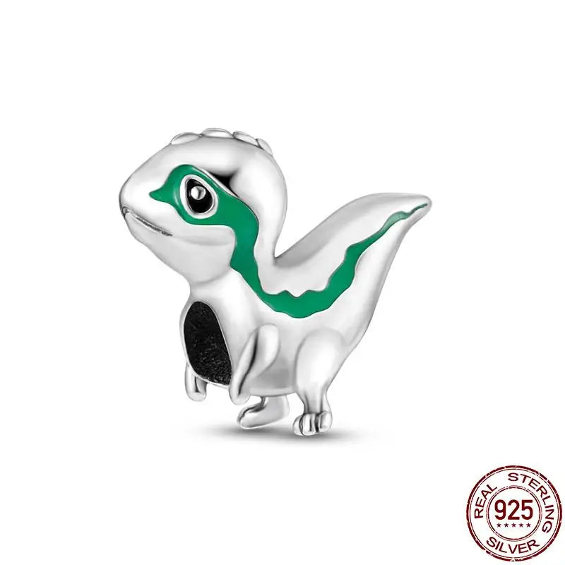 Charm animal mascota en plata 925 – Abalorio elegante para pulsera o collar tipo Pandora, joyería personalizada mujer