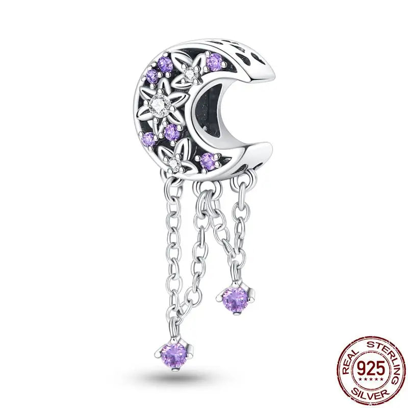Charm camaleón y luciérnaga que brilla en la oscuridad – Plata 925 para pulsera tipo Pandora, joyería DIY única