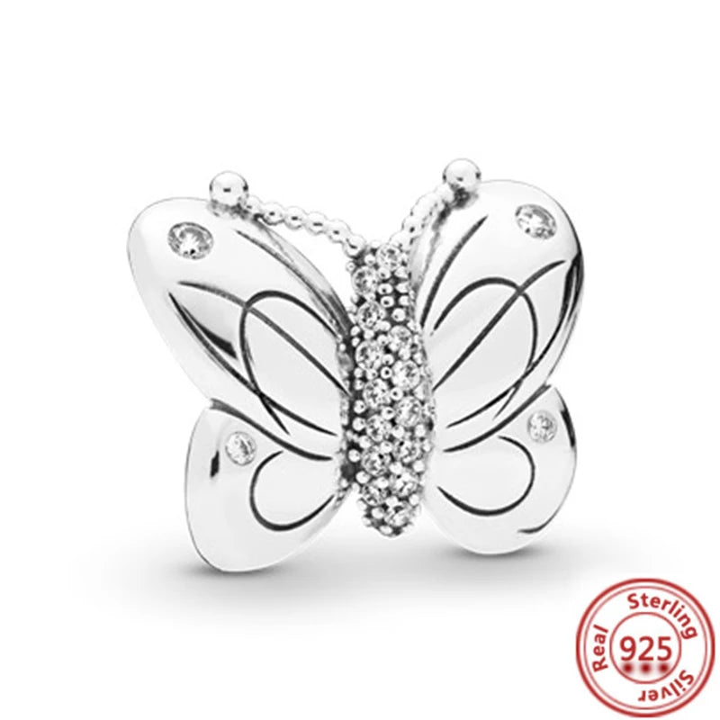 Charm perrito y huesito de plata 925 – Abalorio estilo sorpresa para pulsera tipo Pandora, joyería DIY romántica