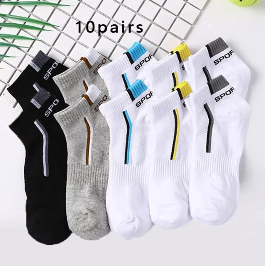 5 Pares de Calcetines para Hombre – Moda Vintage Deportiva | Calcetines Cálidos de Otoño e Invierno, Cómodos y Resistentes