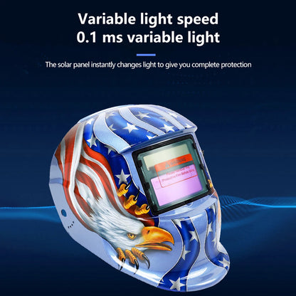 AIRAJ Welding Helmet Auto Darkening Welding Mask For TIG MIG ARC Welder Machine Large View True Color DIN9-13 93*42MM Vision