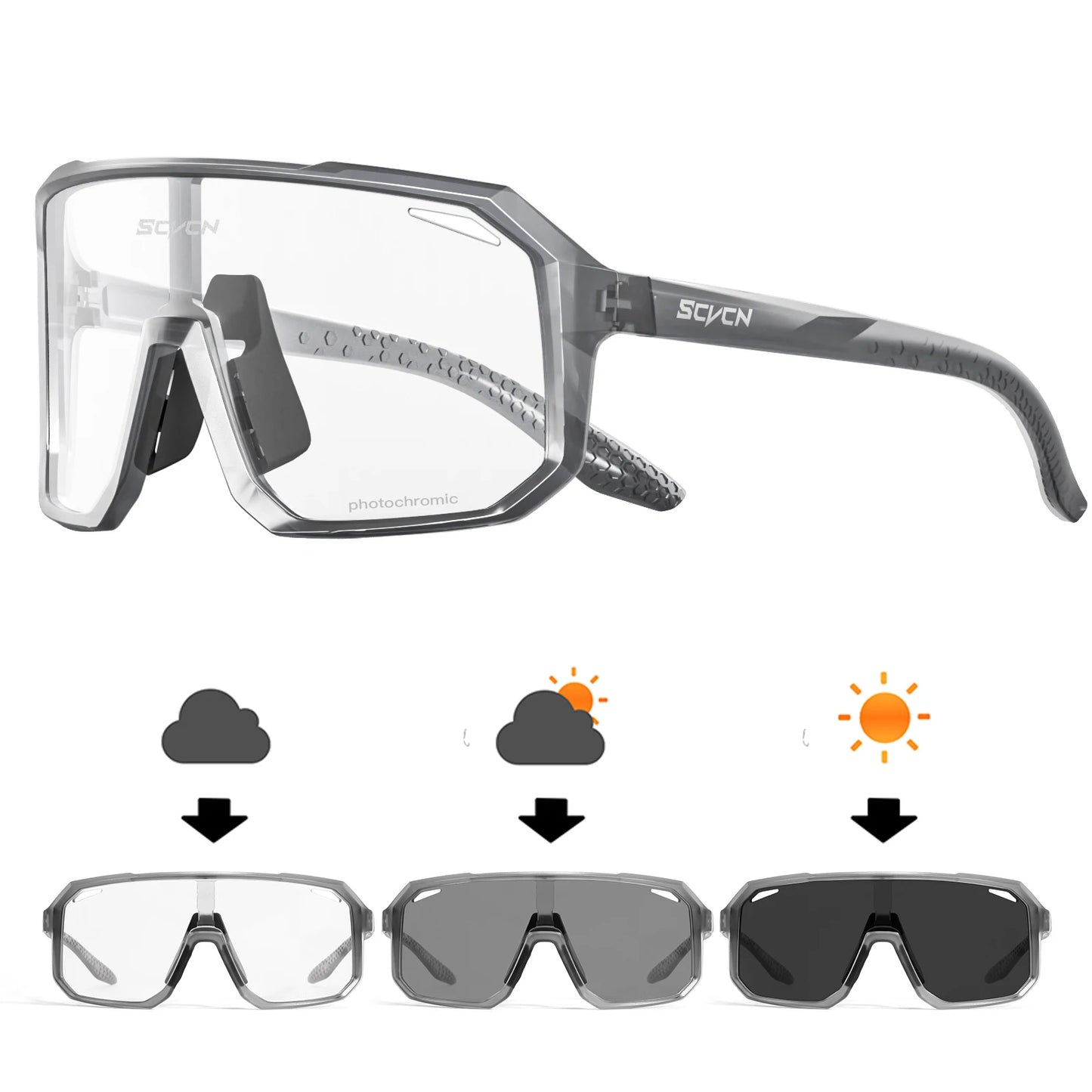 Gafas de Ciclismo SCVCN HOT MTB | Gafas Deportivas Unisex con Protección UV400 | Running, Conducción, Bicicleta y Outdoor
