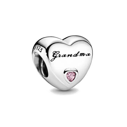 Charm Familia en Plata 925 – Abalorio Sparkling para Pulsera Original Mujer