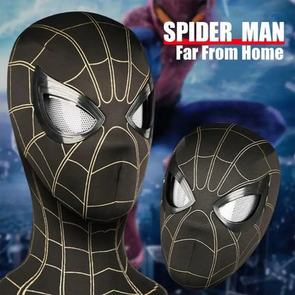 Máscara Spiderman con Ojos Móviles – Control Remoto Juguete Cosplay Infantil Halloween Navidad Peter Parker