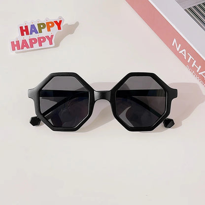 Gafas de Sol Vintage Redondas para Niños | Protección UV400 Acrílico Frosted