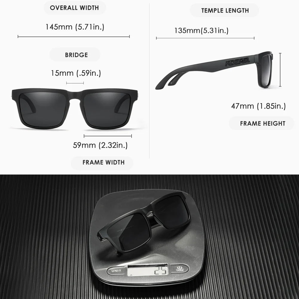 KDEAM Gafas de Sol Fotocromáticas y Polarizadas | Unisex Categoría 3 con Estuche de Lujo