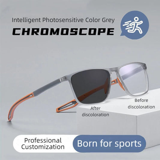 Gafas de Sol Cuadradas Fotocromáticas Unisex | Ligeras TR90 Anti Luz Azul Chameleon Shades