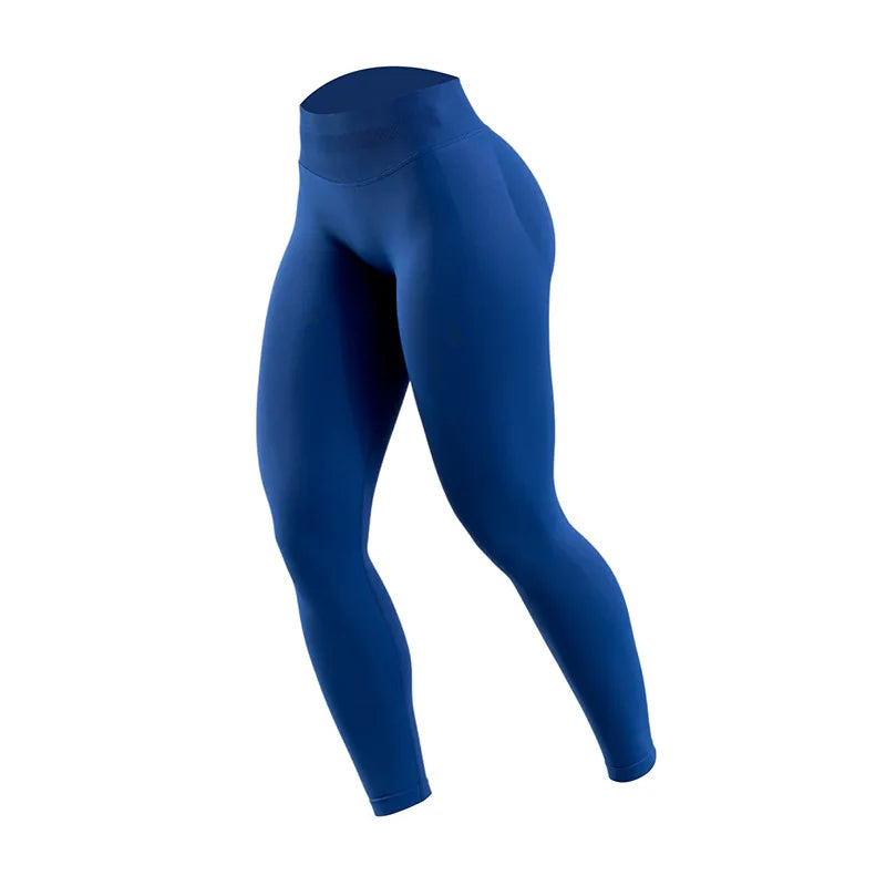 Leggings Deportivos Mujer | Pantalón Yoga de Cintura Alta con Efecto Push Up y Ajuste Slim