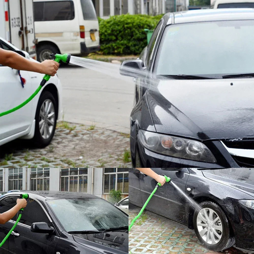 Manguera de Jardín Extensible con Pistola de 7 Funciones | Manguera Mágica Flexible para Riego y Lavado de Coches