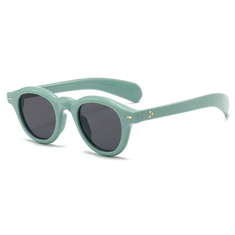Gafas de Sol Redondas Pequeñas Retro | Lentes Ocean UV400 Estilo Punk Unisex