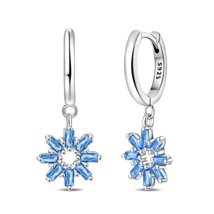 Aretes Primavera Plata 925 | Abeja, Flor y Mariposa | Aros Dobles Mujer