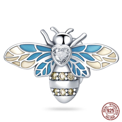 Charm Serie Océano en Plata 925 – Abalorios Tortuga, Cangrejo y Sirena para Pulsera Original Mujer