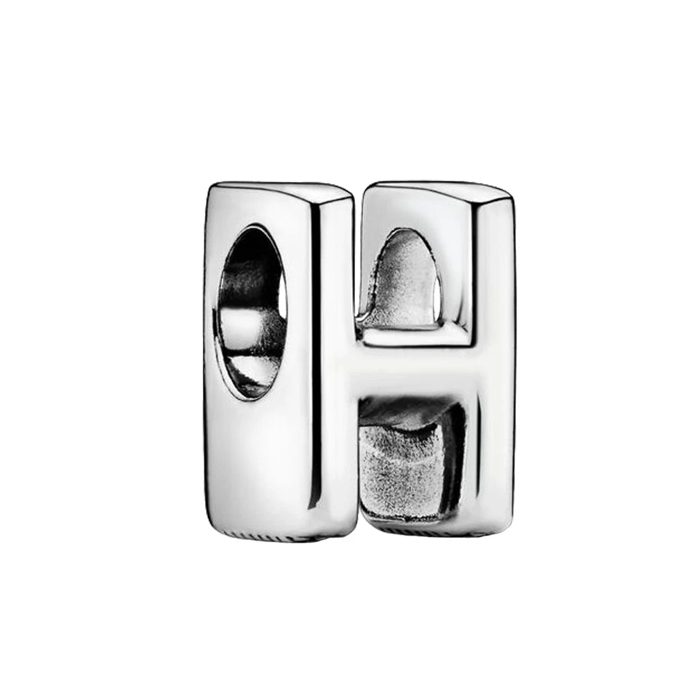 Beads Letras A-Z en Plata – Abalorios de Colores para Pulseras Originales DIY
