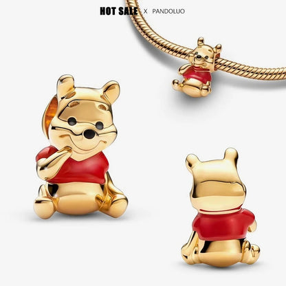 Collar, Aretes y Charm Disney Stitch | Compatible Pandora Pulsera Mujer DIY