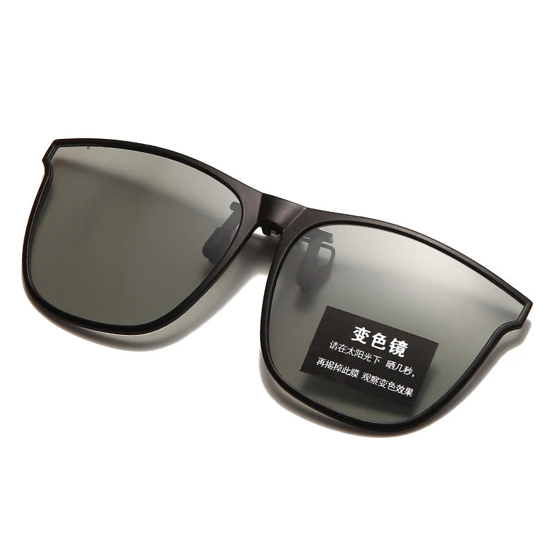 Gafas Clip-On Polarizadas para Hombre | Fotocromáticas, Antirreflejo y Visión Nocturna