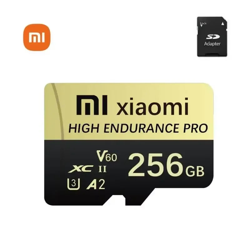 Xiaomi Micro SD TF Card 128GB 256GB 512GB 1TB 2TB – Tarjeta de Memoria de Alta Velocidad con Adaptador