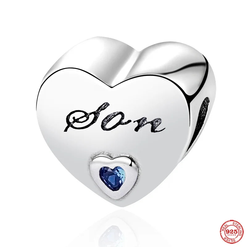 Charm Familia en Plata 925 – Abalorio Sparkling para Pulsera Original Mujer