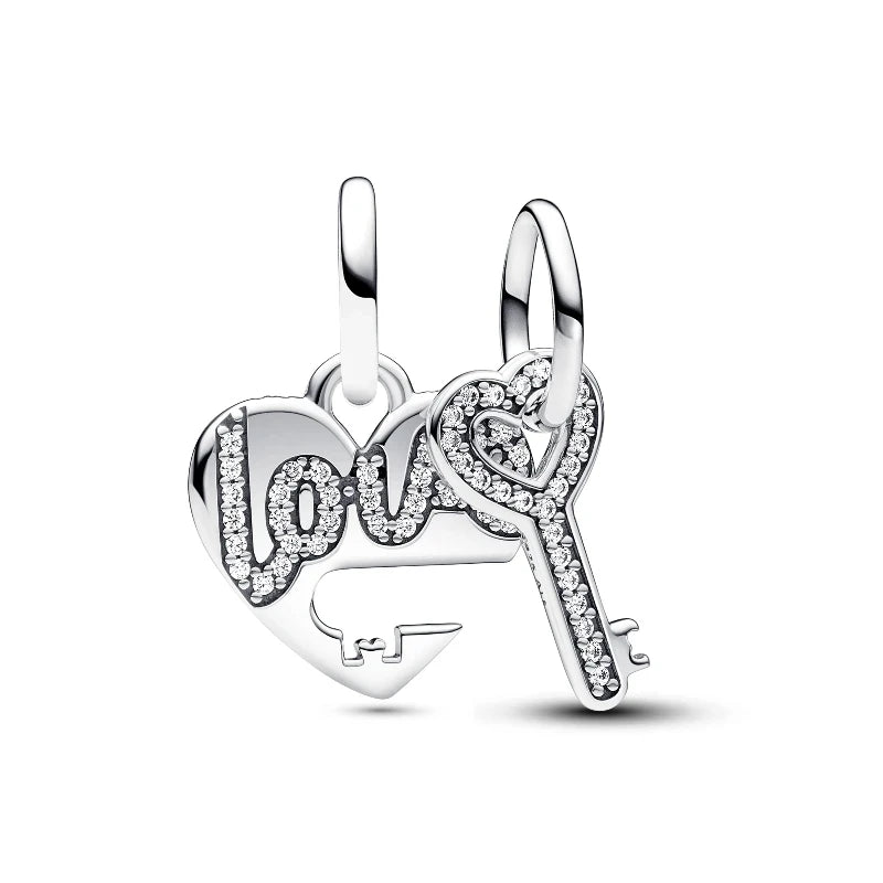 Charm Disney 100 Aniversario | Dije Colgante Compatible con Pulseras Pandora