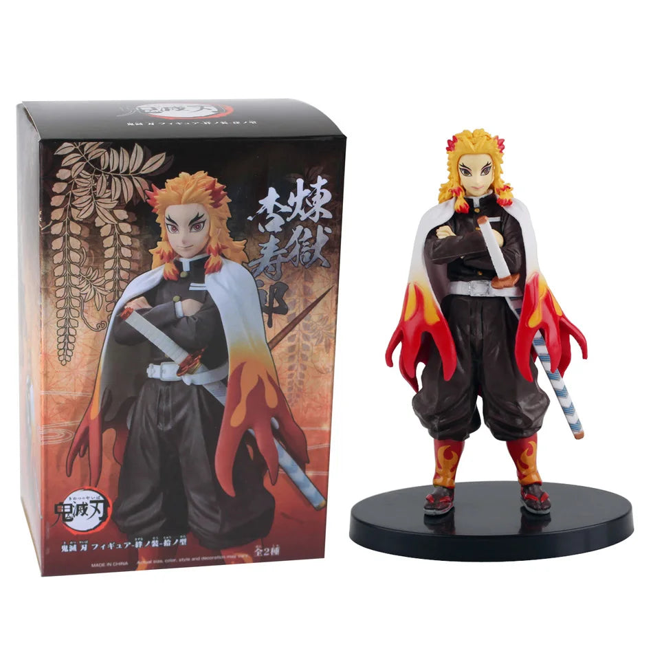 Hot Anime Demon Slayer Kimetsu no Yaiba Figure Kamado Tanjirou Action Figure Agatsuma Zenitsu Nezuko Warrior PVC Model Toys