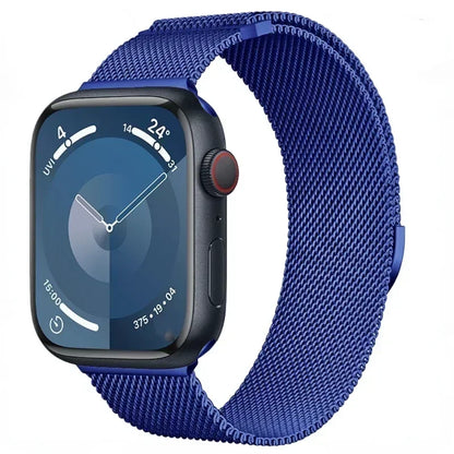 Correa Milanese para Apple Watch Ultra/SE/Series 9/8/7/6/5/3 – Pulsera Magnética de Acero Inoxidable 49mm 45mm 44mm 41mm 40mm 38mm