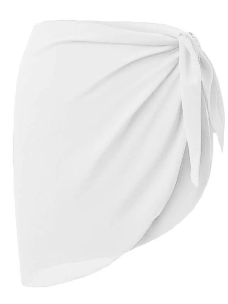 Pareo de Playa Mujer | Falda Transparente Verano Chiffon para Bikini y Bañador
