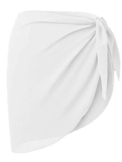 Pareo de Playa Mujer | Falda Transparente Verano Chiffon para Bikini y Bañador
