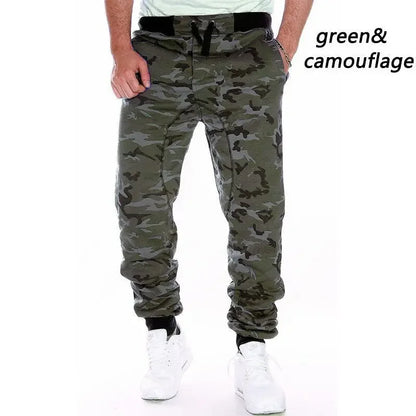 Pantalones Jogger de Running para Hombre 2025 – Cargo Camuflaje, Elásticos, Con Cordón y Múltiples Bolsillos, Casual y Deportivos