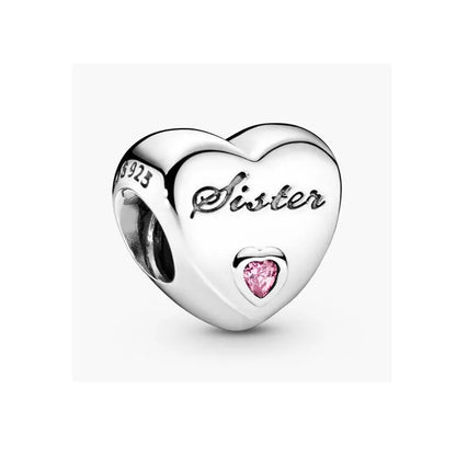 Charm Familia en Plata 925 – Abalorio Sparkling para Pulsera Original Mujer